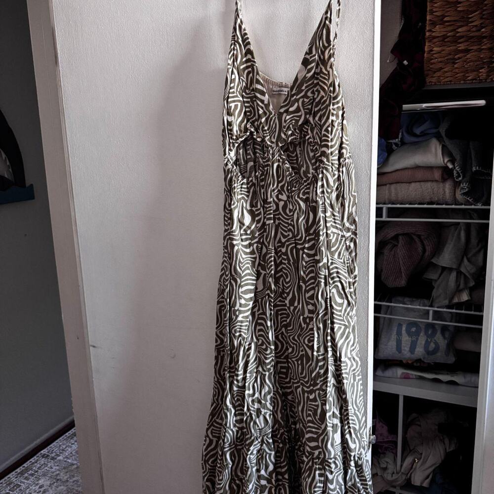 Abercrombie fitch printed maxi